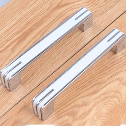 224mm 320mm pull modern fashion silver white wardrobe kitchen cabinet door handle 32 96 128mm shiny black drawer cupboard pulls knobs