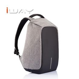 Оптовая бобби рюкзак защиты от угона рюкзак с USB порт зарядки Laptop Bag 15 "порезов доказательства похищения рюкзака