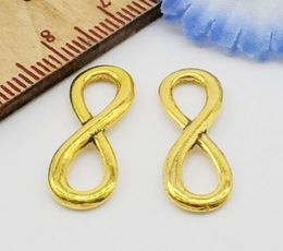 Free Ship 300PCs Gold Plated Symbol Connectors Charms For Jewellery Making Finding 23x8mm