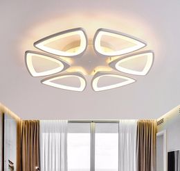 Modern Acryl Led Ceiling Light Dimmable Aluminum Chandelier Lighting for living room bedroom