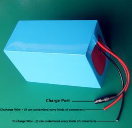 Super power lithium battery with 67.2v 2A charger for 60v 20ah scooter battery pack