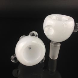 Milky smoking Manufacturer classics glass bowl 14.5 & 18.8mm male joint for female water pipe