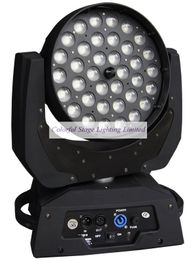 Free shipping High quality 36x10W Quad Colour RGBW 4 in 1 LED Wash Stage Lighting Moving Heads