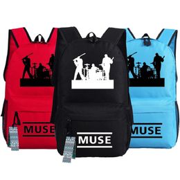 Muse backpack Pop music band school bag Quality Free shipping cartoon day pack Hot sale game daypack