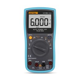 Zotek vc15b+automatic range digital multimeter for large screen LCD display, true RMS, frequency, duty cycle, 6000 word display