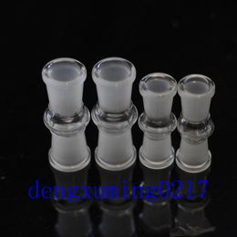 new glass drop down adaptor adaptors for bongs 18 mm to 14 mm with male female grinding mouth clear joint hotest glass adaptor