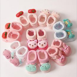 2016 newest style baby lovely pure cotton slipper sock,footgear/footwear high quality infant bady jacquard socks shoes