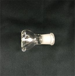 Hand Blown Smoking pipes Bowl Recycler Female Glass Bowl Clear Dot Water Bong Accessories 18.8mm Joint Size