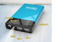 Wholesale Ultra thin slim powerbank 20000mah power bank for mobile phone xiaomi Tablet PC External battery
