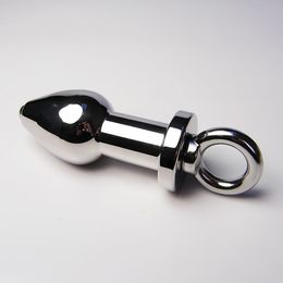 Butt Plugs Anal Sex BDSM Stainless Steel Anal Plug Metal Anal Toys Butt Plug Sex Toys For Adult Bondage Gear BDSM Product Gay Fetish