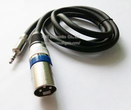 Microphone XLR 3Pin Male jack to 3.5mm Stereo male plug Connector Cable about 1M/1pcs