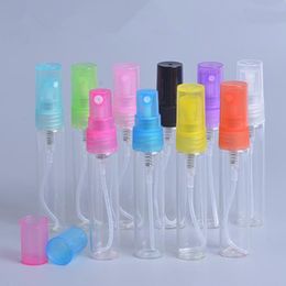 5ml Clear Empty Glass Parfum Spray Bottles Refillable Simple Design Mini Sample Perfume Bottle Atomizer F20172318