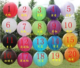 250pcs/lot Wholesale DIY 40cm 16inch 16" Round Chinese Paper Lantern Birthday Wedding Party decor gift craft