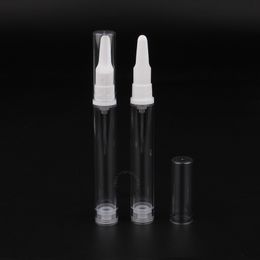 50pcs/lot 15ml High Quality Airless Lotion Bottles 15g Transparent Empty Eye Cream Sample Bottle 1/2oz Makeup Tool Free Shipping