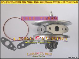 Turbo Cartridge CHRA Core GT1749V 17201-27040 801891-0001 801891 721164 Turbocharger For TOYOTA RAV4 D4D 2001- 1CD-FTV 021Y 2.0L