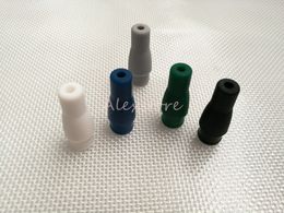 Silicone drip tip replacable mouthpiece Colourful Silicon replacement drip tips for ago g5 atomizer tank dry herb wax vaporizer vaping DHL