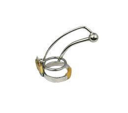 Chastity Devices New Sexy Mens Stainless Male Chastity Cage Belt Restraint Fetish Urethral Tube #R2