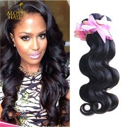 Peruvian Body Wave Virgin Human Hair Weave Bundles 100% Unprocessed Peruvian Body Wavy Remy Human Hair Extensions Nature Color Tangle Free