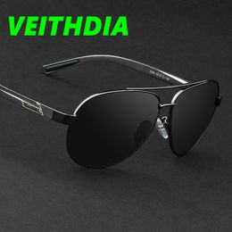 VEITHDIA Men Brand Design Coating Polarized Sunglasses Driving Mirror Fashion Goggles Glasses oculos Eyewear Accessories 2605