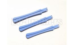 90mm Notched Blue Plastic Trident Pry Tool, Prying Tools Crowbar Opening Tools Open Shell Repair Tool for Cell Phone Wholesale 3000pcs/lot