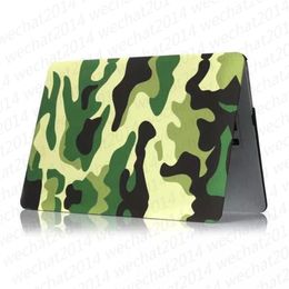Camouflage Rubberized Frosted Matte Hard Shell Laptop Cases Full Body Protector Case Cover for Apple Macbook Air Pro 11'' 12'' 13" 15"