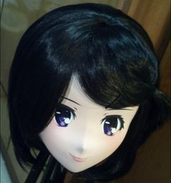 (C2-061) Top Quality Handmade Female Silicone Rubber Face Mask Cosplay Kigurumi Masks Crossdresser Doll Kigurumi Anime Role Play