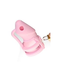 US New Sex Silicone Male Chastity Device Belt Restraint Fetish Birdlock Gimp Key adult products penis ring #R2