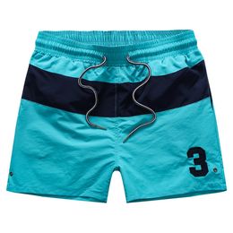 Summer Swimwear Beach Pants Mens Board Shorts Black Men Surf Shorts Small Horse Swim Trunks Sport Shorts de bain homme M-2XL209l