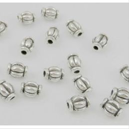 1000Pcs Tibetan Silver alloy Spacer Beads For Jewellery Making Craft Findings 6x4.5mm