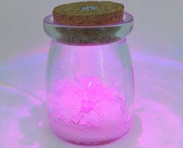 iWish 2017 Wishing Magic Crystal With LED Light Wish Grow A Crystals DIY Growing Kit Kids Toys Christmas Wishes Home Decoration Product Gift