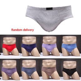 Wholesale-On romotional big discounts men casual underwear shorts comfortable and soft men's briefs plus size l-xxl
