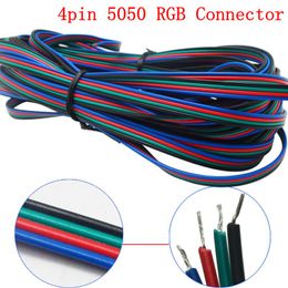 500M 4 Pins LED RGB Cable Wire Extension Cord LED Extension Cable For 5050/3528 LED RGB Light Strip