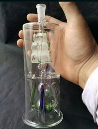 Bongs de vidrio de jacinto de vela clásicos - pipa de fumar pipa de agua gongs de vidrio - plataformas petrolíferas bongs de cristal pipa de fumar narguile - vap- vaporiz