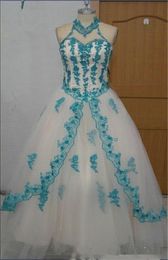 2017 Elegant Ball Gowns Embroidery Quinceanera Dresses With Beads Appliques Sweet 16 Dresses 15 Year Prom Gowns QS1023