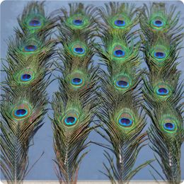 Festive & Party Supplies Natural Peacock Feathers Wedding Christmas Halloween Decorations In All Length 10 "-12" For Home Wedding Easter Decor Costume