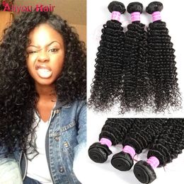 Best Sale Items Kinky Curly Human Hair Weave Bundles Double Weft Unprocessed Brazilian Peruvian Malaysian Cheap Raw Indian Hair Extensions