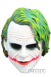 Tactical Mask's Home Airsoft Wire Mesh Joker Maschera integrale TB648 Maschere per elmetto Regali per l'host di carnevale di Halloween maschera per elmetto