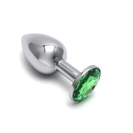 Adult Sexy Toy Stainless Steel Butt Stimulator Anal Jewelry Insert Stopper Plug #R21