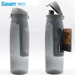 Kangaroo Gym Water Bottle With Storage Compartment:Great For Running, Sports, Gym, Protein Shakes, Walks & Travel! Can Hold Money