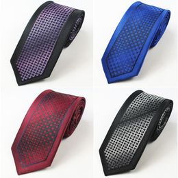 Fashion Stripe neck tie 145*6cm 70 Color Occupational Arrow solid color NeckTie Men's Tie for Father's Day Men's business tie Christmas Gift