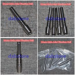 High Quality Universal Carb Cap Titanium nail Material With Screw Dabber Tool 10mm 14mm 18mm Or 19mm Joint Domeless Ti Nails