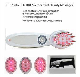 3 IN 1 Electric Pro Bio Microcurrent Laser + Led Photon Therapy Hair Head Regrowth Massager Comb For Hair Loss Free Shipping