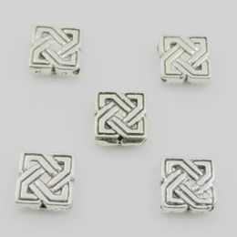 Free 300cs Tibetan Silver leaf Spacer Beads For Jewellery Making Craft Findings 9.5x6mm