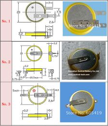 500pcs/Lot 3.6v Welding Pins Battery LIR2032 rechargeable button cell batteries