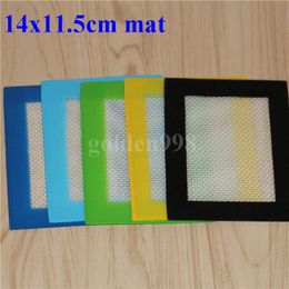 tools Silicone wax pads mats small 11x8.5cm or 14x11.5cm square mat dabbers sheets jars dab tool for silicon dabber oil containers