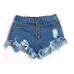 Pantalones Cortos De Jean Negro Mujeres Oferta Online | DHgate.com