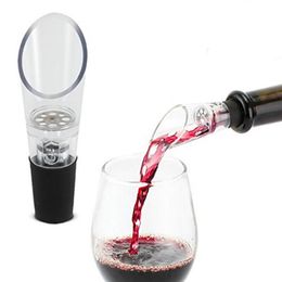 White Red Wine Aerator Pour Spout Bottle Stopper Decanter Pourer Aerating Wines Bottle Pourer 1000pcs