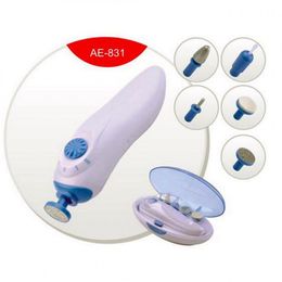 New 5 In 1 Home Nail Care Kit Nail Grinding Device Electric Manicure Tools Nail Polishing Device