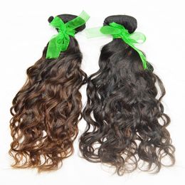 Promotion Selling Peruvian Unprocessed Hair 3pcs/lot 300g Natural Water Wave hair bundles fast shipping