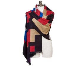 Fashion cashmere feel acrylic shawl scarf for winter warmer wrap ladies unisex scarvies free express shipment